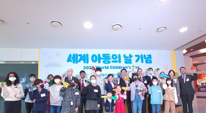 Children artists tell their story at World Children’s Day event