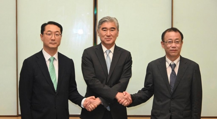 Top nuclear envoys of S. Korea, U.S., Japan to meet in Indonesia next week