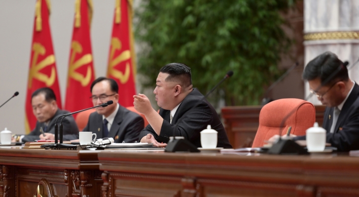 NK leader calls for enhancing party organs' role during third-day session of plenary meeting