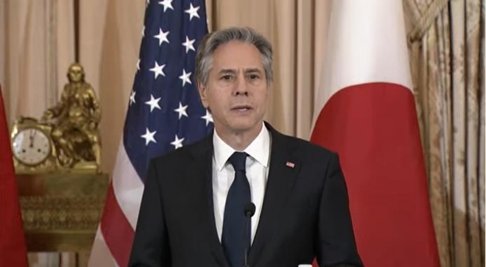 US, Japan, S. Korea enhancing trilateral cooperation against N. Korean provocations: Blinken