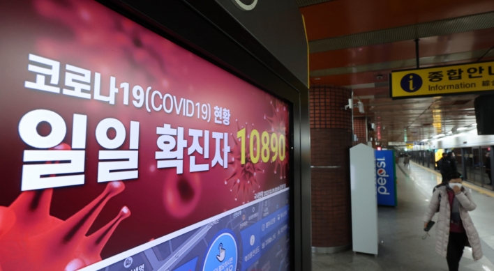 S. Korea's new COVID-19 cases fall below 10,000