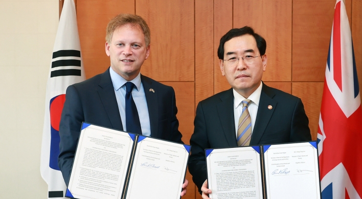 S. Korea, UK work together on nuclear power, clean energy