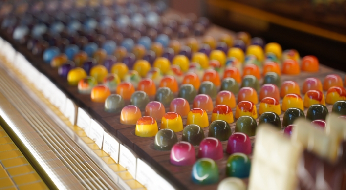 Shiny domes of chocolate bonbons offer rare kind of sweetness