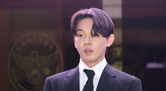 Court rejects arrest warrant request for actor Yoo Ah-in over drug use