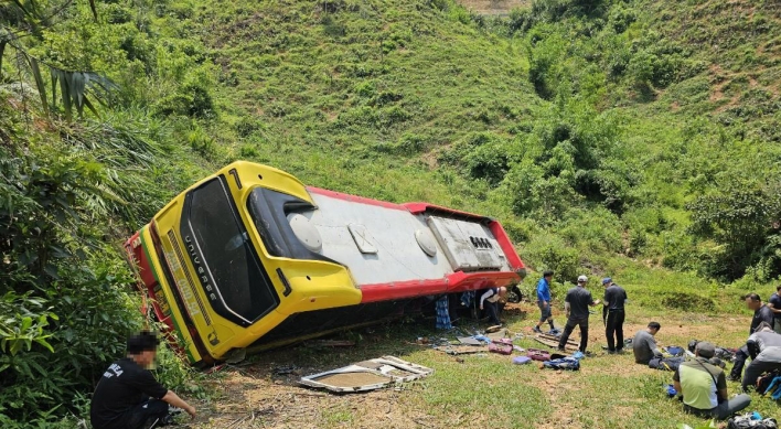 22 S. Korean nationals wounded in bus accident near Hanoi