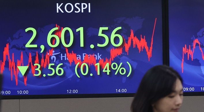 Seoul shares finish lower ahead of US consumer price data