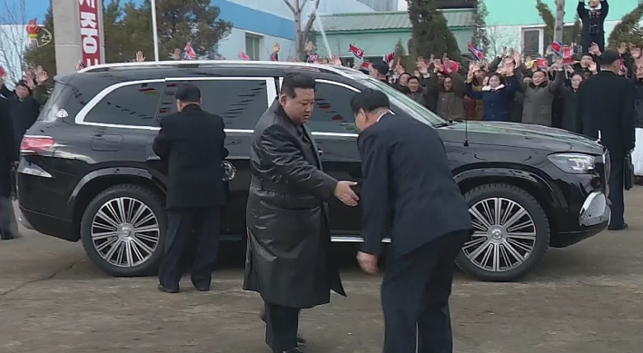NK leader spotted in latest Mercedes SUV despite sanctions
