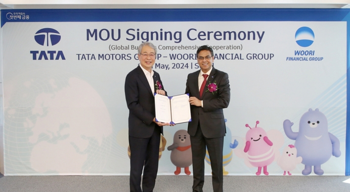 Woori partners with India’s Tata Motors in auto finance push