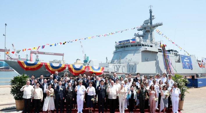 HD Hyundai launches first of two corvettes for Philippine Navy