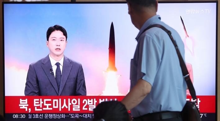 N. Korea fires 2 ballistic missiles: S. Korean military