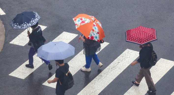 Occasional rain showers to hit Greater Seoul until Wed.