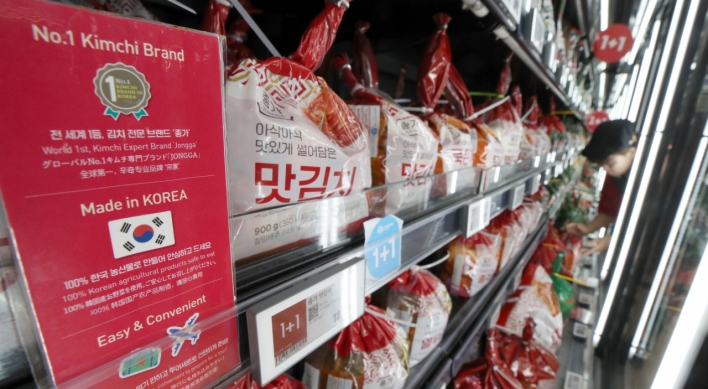 S. Korea's kimchi exports achieve record high in H1