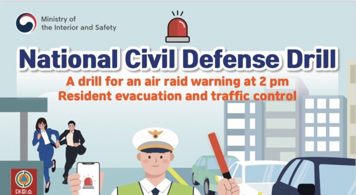 Civil defense drill to be held Thursday