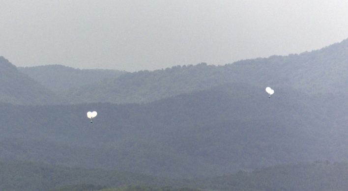 NK sends over 1,000 trash balloons to S. Korea in last 5 days