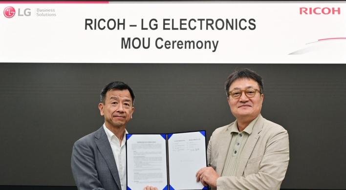 LG Electronics partners with Ricoh to bolster B2B push