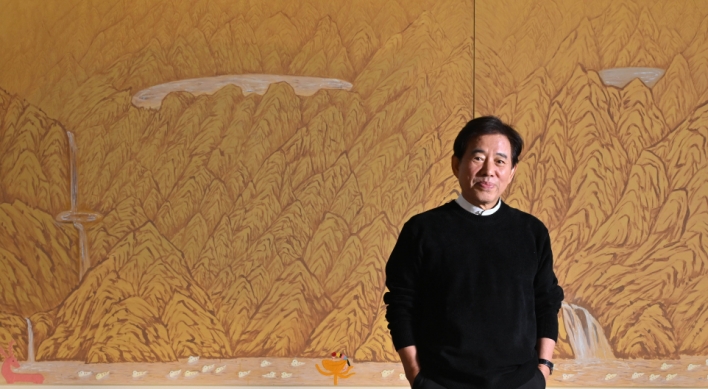 [Herald Interview] Painter Kim Byung-jong sings of life in exhibition