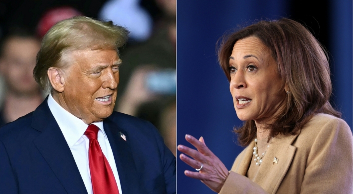 Harris, Trump face off as NK tests UN on Election Day