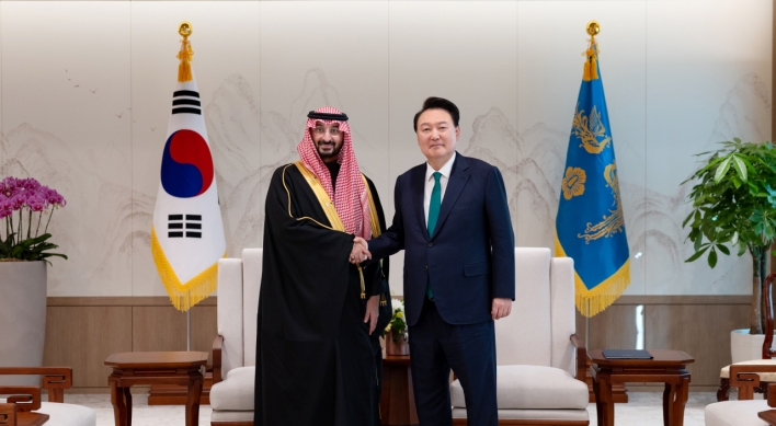 Yoon touts defense cooperation between S. Korea, Saudi Arabia