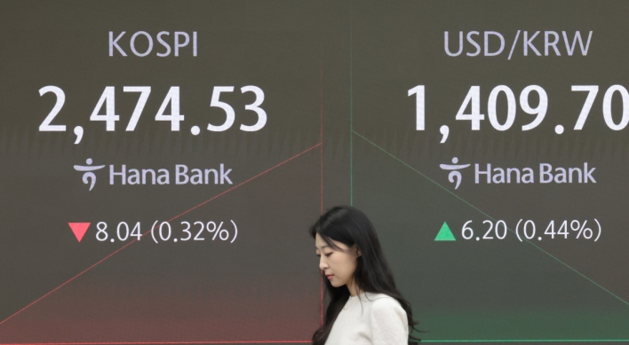 Seoul shares open lower amid woes over weak won, Trump policies