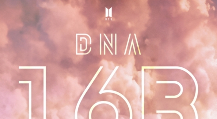 [Today’s K-pop] BTS tops 1.6b views with ‘DNA’ music video