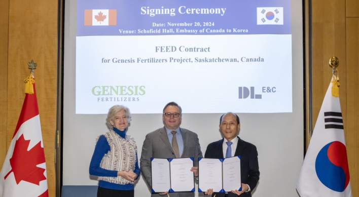 [Herald Interview] Canada’s Genesis Fertilizers teams up with Korean builder for sustainable agriculture