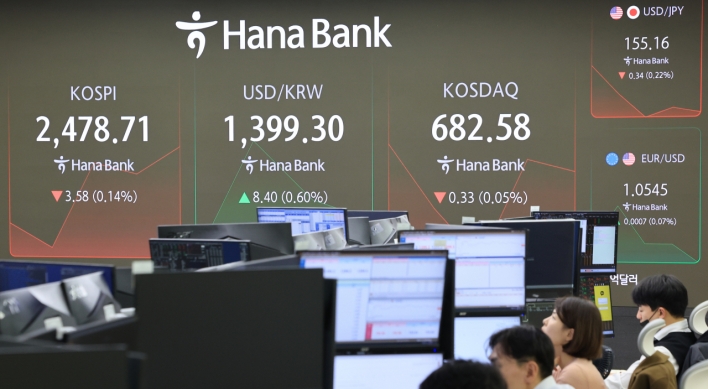 Seoul shares end 3-day rise; won snaps 5-day rise