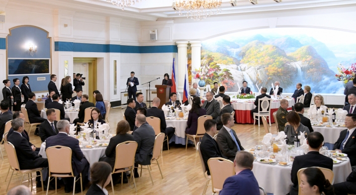 Russian Embassy in N. Korea hosts reception on ratification of mutual defense treaty