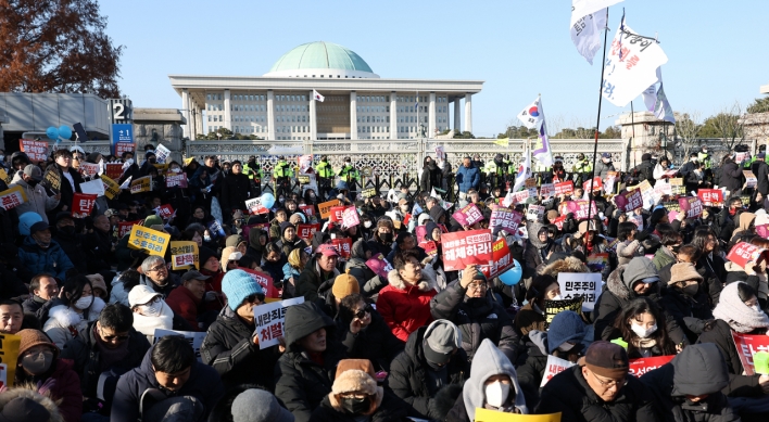 Hours before second impeachment vote, Seoul streets fill with rival protests