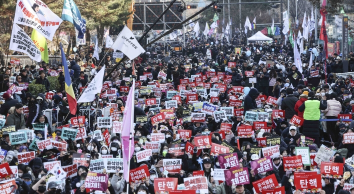 [Photo News] Rallies sweep South Korea