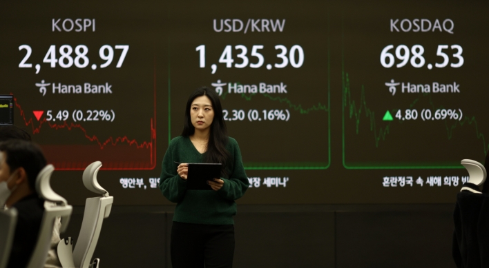 Seoul shares snap 4-day rise on profit taking