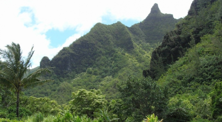 Botanical gardens on Kauai, the anything-grows Hawaiian island