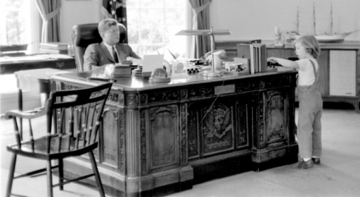Virtual president’s desk enlivens JFK’s 1800s office