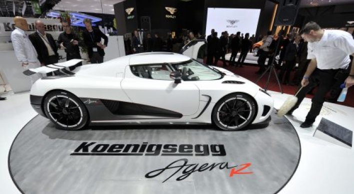 A new Koenigsegg Agera R car