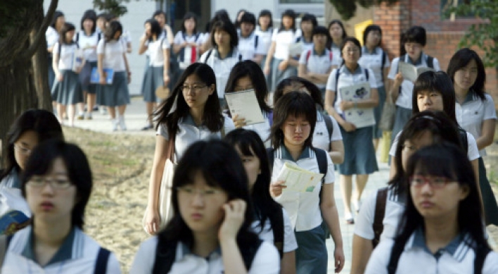 Korean students less happy than Asian peers