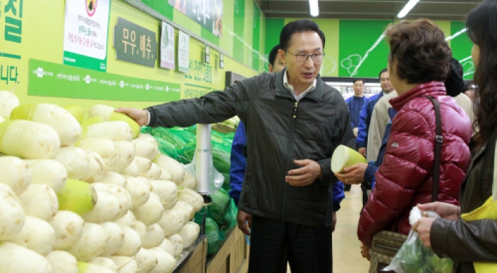 Korea to contain price hikes of farm products