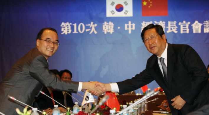 Korea, China agree to tighten policy cooperation