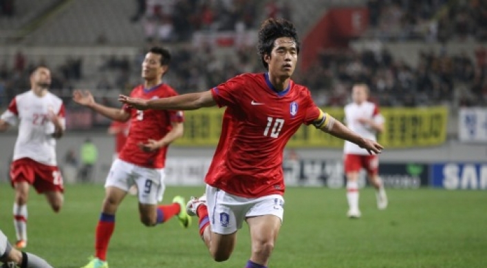 <Football result> Korea ties Poland 2-2