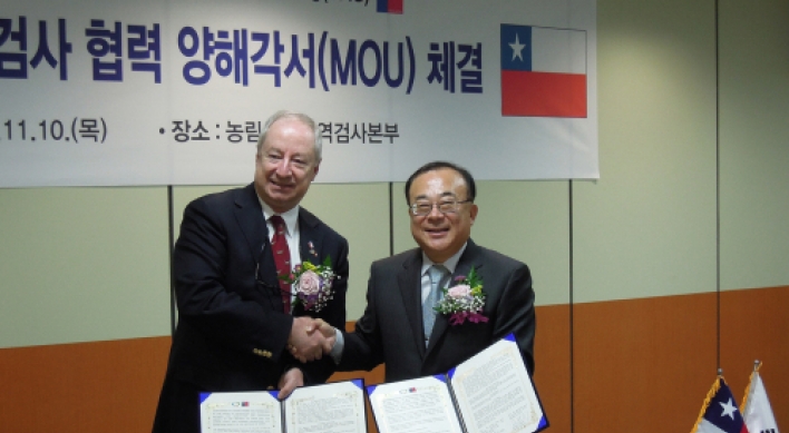 Korea, Chile sign pork protection pact