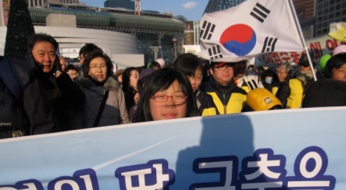 Rally for North Korea rights in Seoul