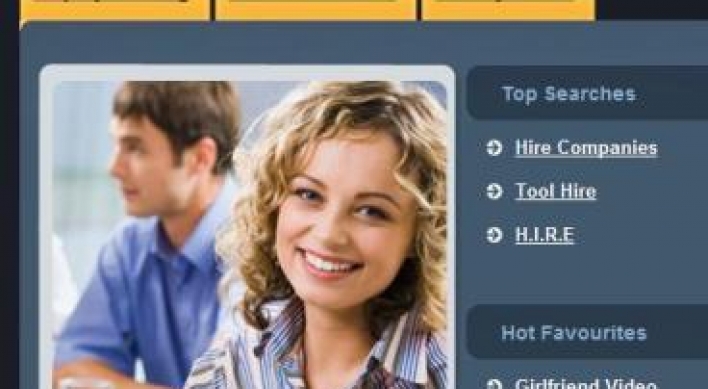 Web site offers 'girlfriends' for hire