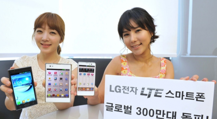 LG’s LTE smartphone sales top 3 million units