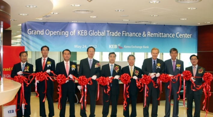 KEB opens Hong Kong financial center