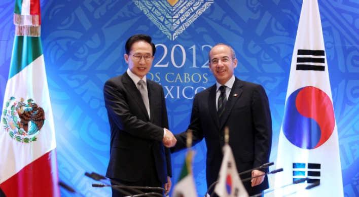 Korea, Mexico to resume FTA talks