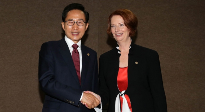Lee, Gillard vow to work on GGGI