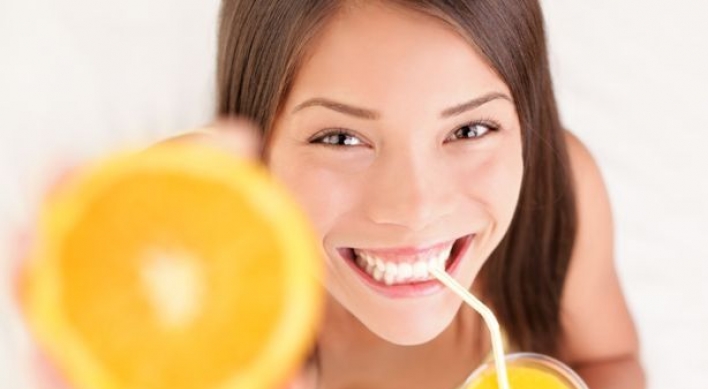 Orange juices help keeping beauty