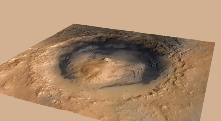 NASA rover Curiosity shoots a Mars rock with laser