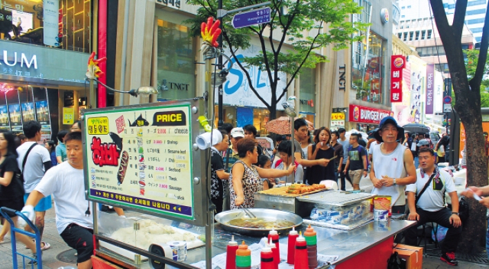 Streets filled with treats: Myeong-dong’s charm