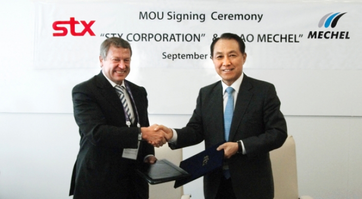 STX seeks business ties in Russia
