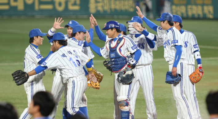 Samsung Lions beat SK Wyverns to take 2-0 lead
