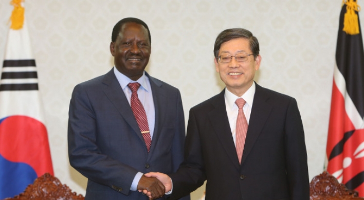 Kenyan P.M. visits Seoul